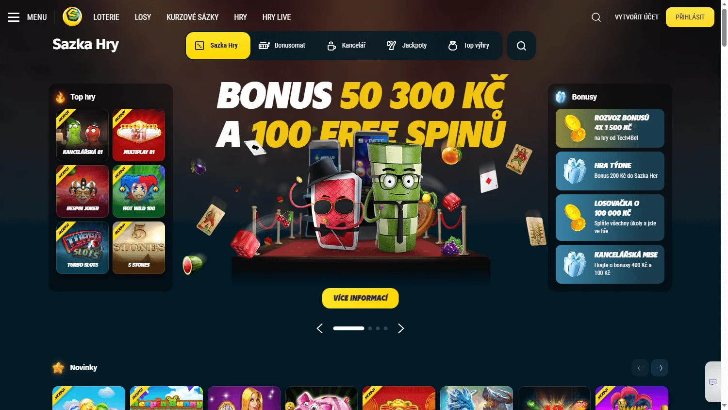 Sazka Snímek obrazovky 3